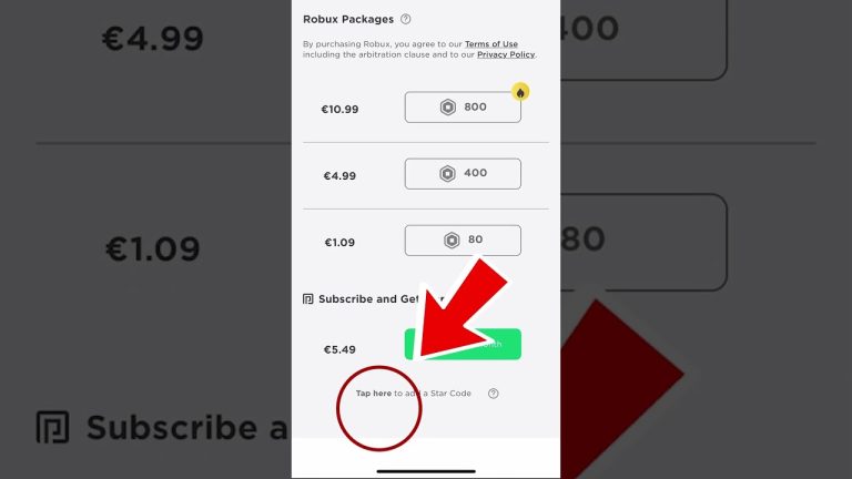 Cómo poner códigos de Robux