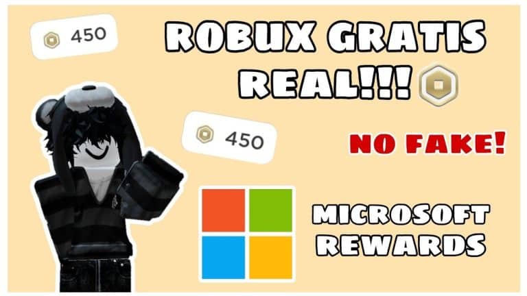 como conseguir robux gratis con microsoft rewards guia paso a paso