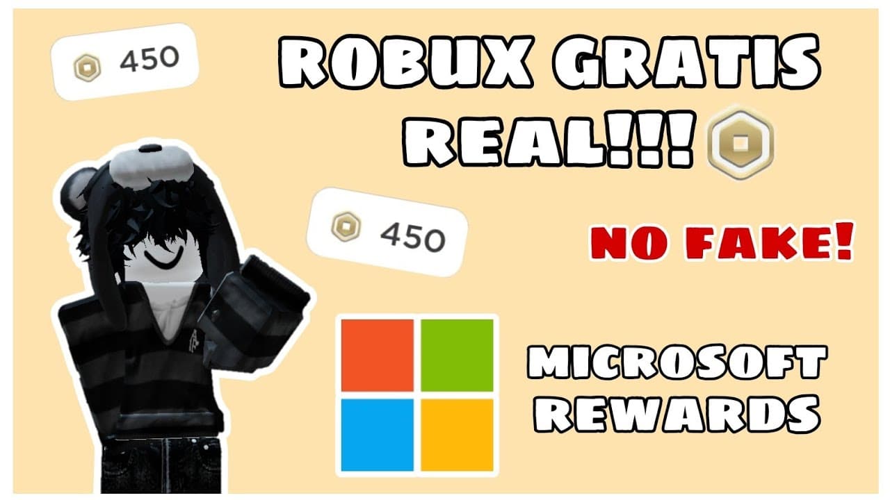 como conseguir robux gratis con microsoft rewards guia paso a paso