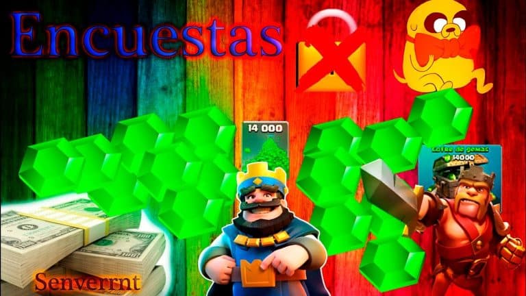 Cómo conseguir gemas en Clash Royale con encuestas